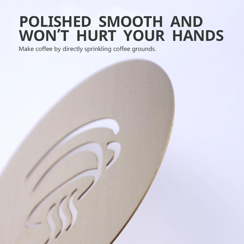 4PCS Reusable Coffee Decorative Tools Cappuccino Cake Hot Chocolate Decoration Art Stencils Specialty Gift for Coffee Lovers