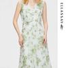 ELLASSAY Elegant Floral Midi Dress