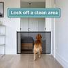 Cat Gate Folding No-Assembly Dog Door Barrier Enclosure Net Pet Supplies for Room Hallways Bathroom Garden Garage Doggy Stairs