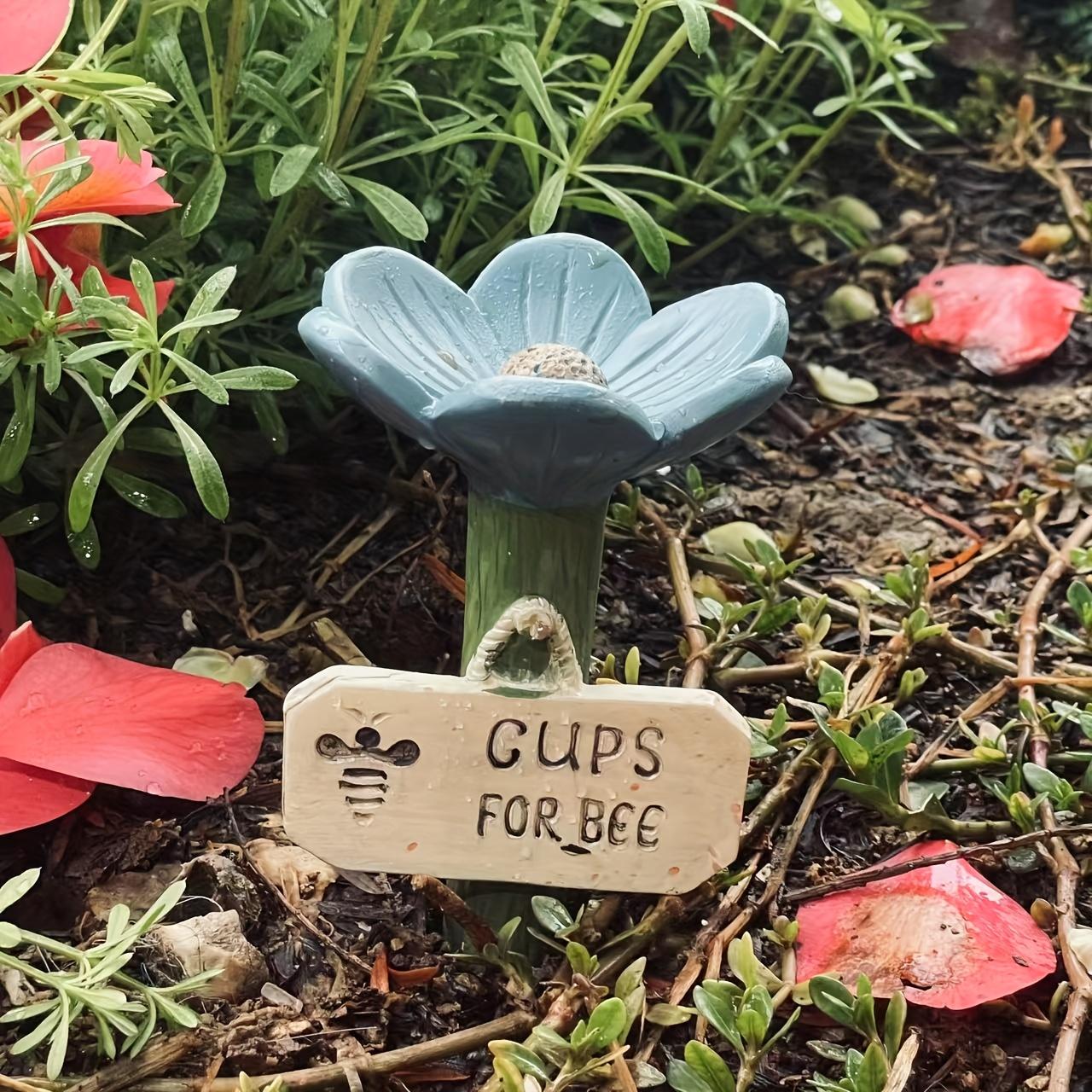 

Поилка для насекомых Цветочная поилка для диких пчел - Креативный декор для сада на открытом воздухе, Пчеловодческие принадлежности, Декор для сада на открытом воздухе, Цветочный дизайн синий