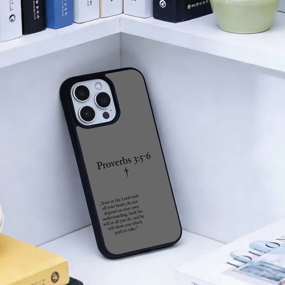 Bible Verse Jesus Christ Christian Phone Case For iPhone 14,16,15,13,17,12,Plus,Pro,Max Magnetic For Magsafe Frosted Cover