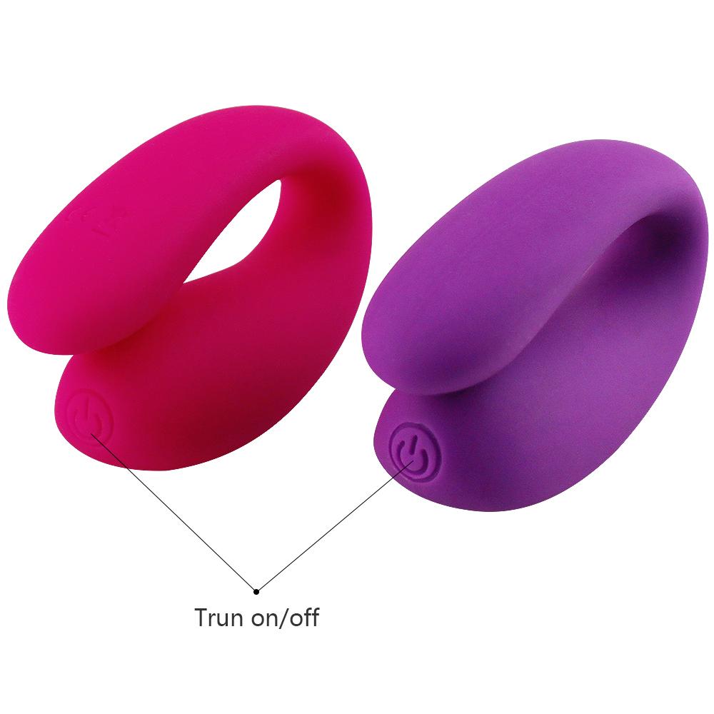 Portable Mini U Shape G-spot Anal Double-head Dildo Vibrator Sex Toy for Women Couple Clitoris Stimulator Vagina Pussy Massager