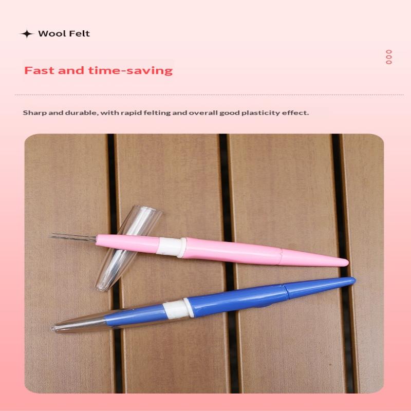 Nadelstift Die Stech-Spaß-Werkzeuge Für Wollfilz Ersetzen Sie Nadeln Mit Diy Kunst Handarbeit Handwerk Mehrfachnadel Werkzeug Nähen