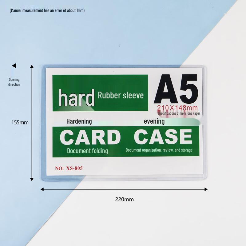 Transparent PVC Document Protector Sleeves