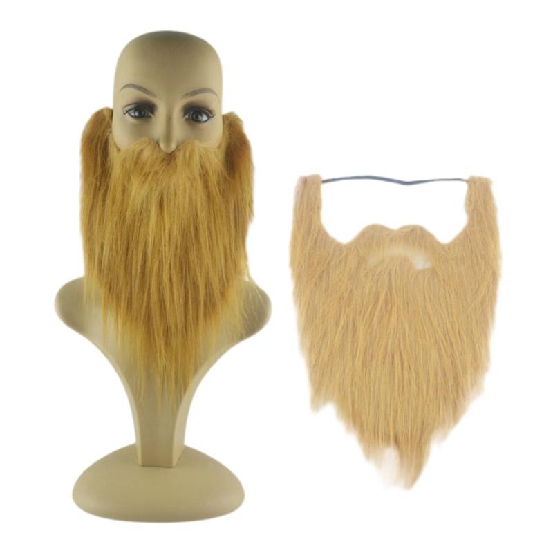Halloween Beard Facial Hair Disguise Accessories Fake Mustache Party Supplies