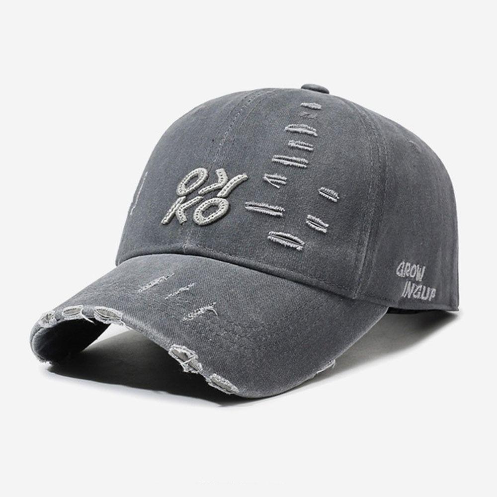 Cotton Baseball Cap Breathable Snapback Hat Casual Visor for Men Women