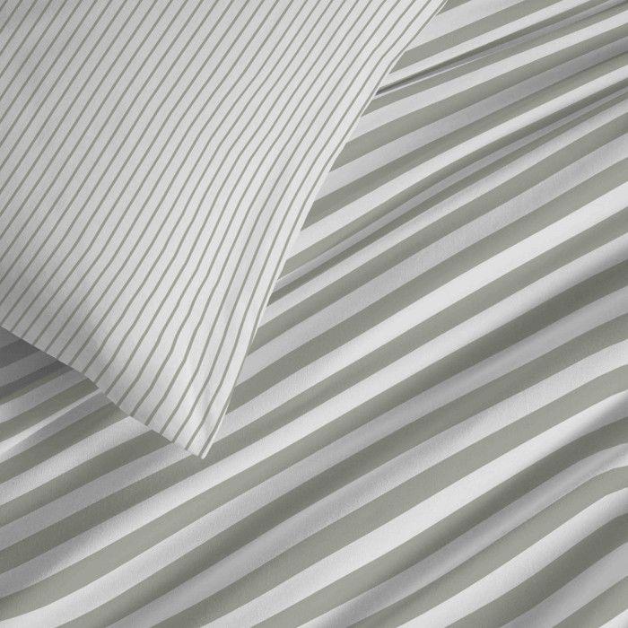 Komplettes 6-teiliges Wendebettwäsche-Set "Vanessa" für Bett 180 x 200 "King Size" Palermo Eukalyptus