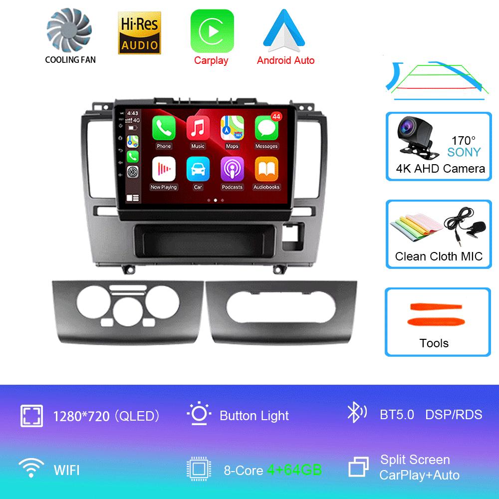 Android 14 Car Radio Nissan Tiida C11 2004 - 2013 Player Multimedia Navigation Stereo GPS No 2din 2 din dvd