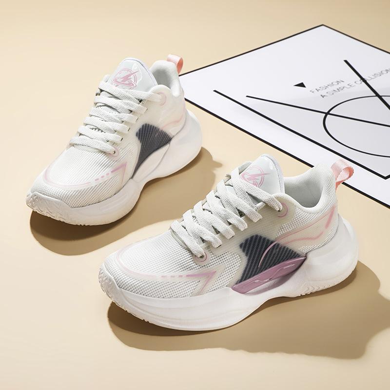 

Boys and girls lightweight student white sneakers 2025 autumn mesh breathable student sports class running shoes shock absorption 41