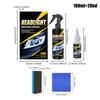 Car Headlight Cleaner Multifunctional Automotive Polishing Agent with Sponge Headlight Washer Kit for Vehicle Detailing