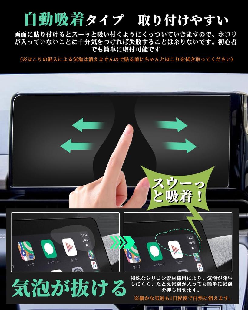 ruiya Anti-Reflective Film, New Model Nissan Serena C28 Car Navigation 12.3 Inch Glass Film