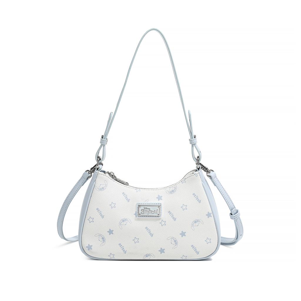 New Disney Stitch PVC Handbag, Crossbody Bag, Shoulder Bag Women's Light Blue BMK-72829L