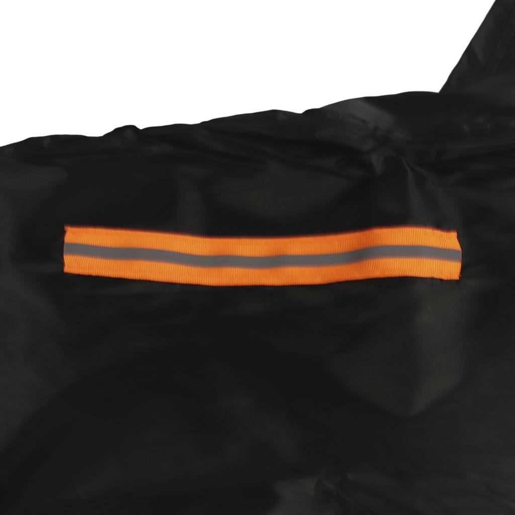 96.5in Motorcycle Cover Sun Rain Protection Night Reflective with Lock‑Holes All Season Universal