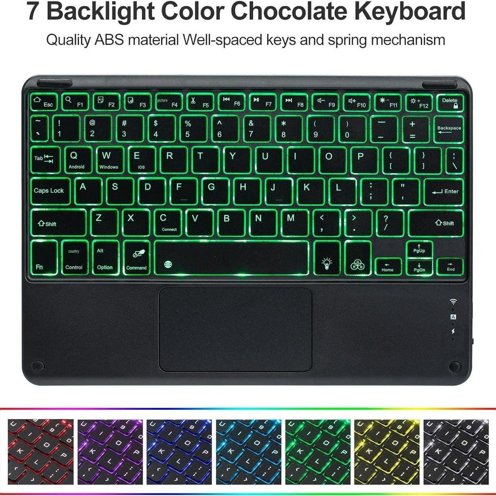2025 Xiaomi Pad 8 Tablet 11.2-Inch Protective Case with Bluetooth Keyboard