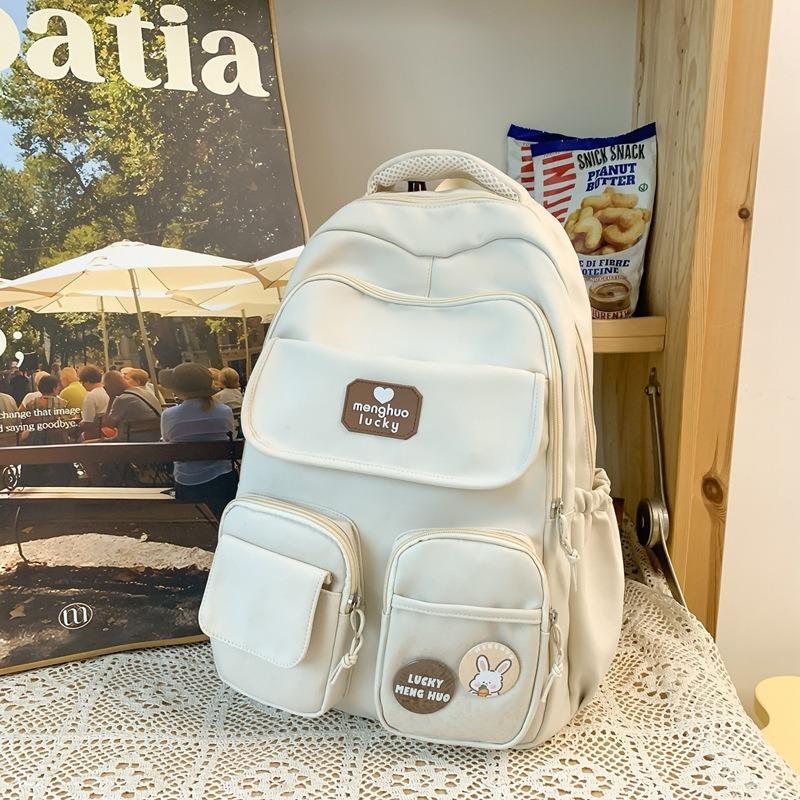 Capybara-Rucksack, süßer Rucksack, Plüsch, Schultasche, Cartoon, weich, lustiges Tier, große Kapazität, ausgestopfter Unisex-Y2K-Ästhetik-Rucksack