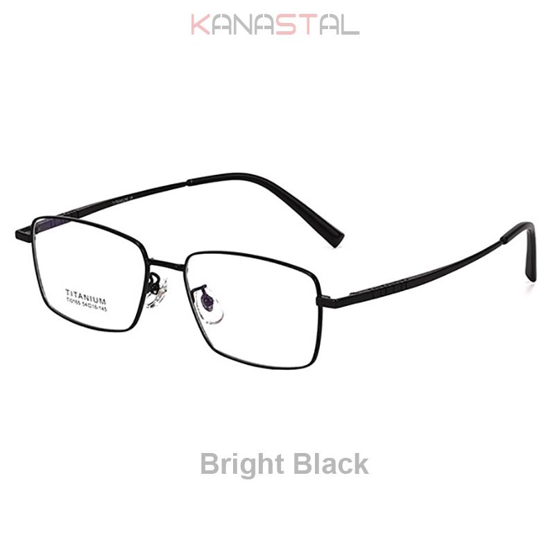 Men Pure Titanium Business Eyeglasses Frame Anti Radiation Lenses Women Square Glasses Prescription Myopia Reading Eyewear Frame