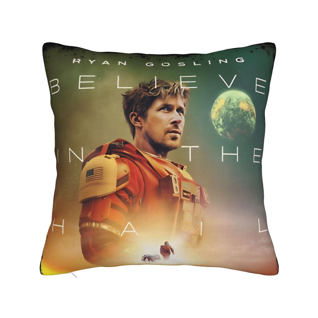 Project Hail Mary Rocky You Sleep I Watch Pillowcase Polyester Cushion Cover Gift Throw Pillow Case Cover Seater Zippered