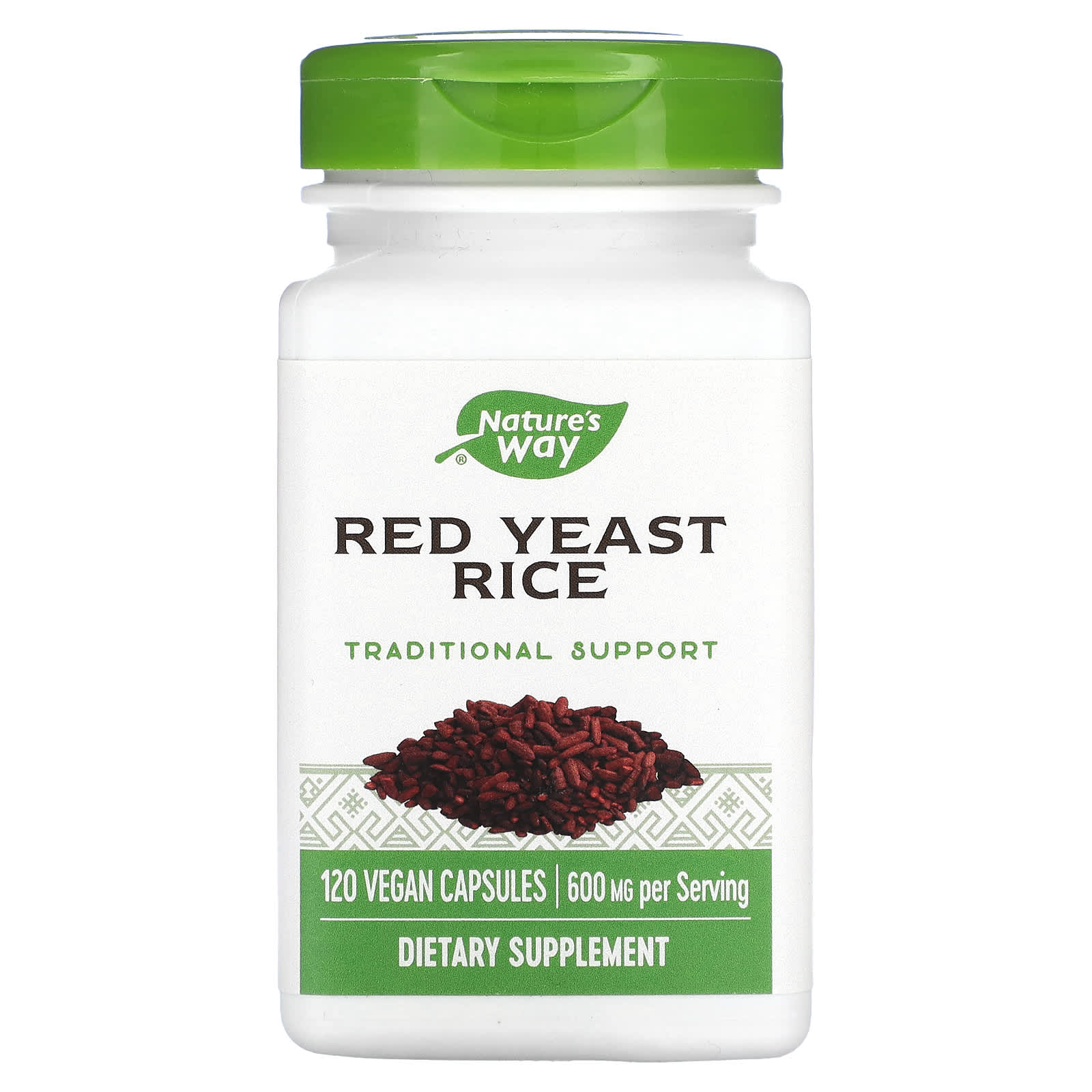 

Nature S Way, Red Yeast, 600Mg, 120 Veggie Capsules