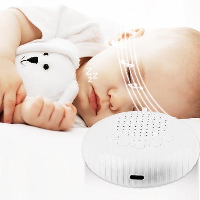 Máquina de ruido blanco para bebés, 10 sonidos, apagado temporizado, máquina de sonido para dormir, música ligera, máquina para dormir