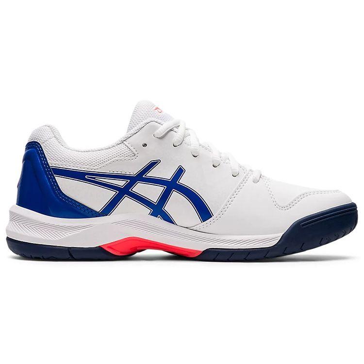 Asics  Gel Dedicate 7 White Lapis Lazuli Blue Women Sneakers 1042A167-101