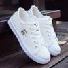 Outdoor Walking Trainers Women Running Shoes Summer Fashion White Canvas  Lace-Up Breathable Jogging Casual Sneakers