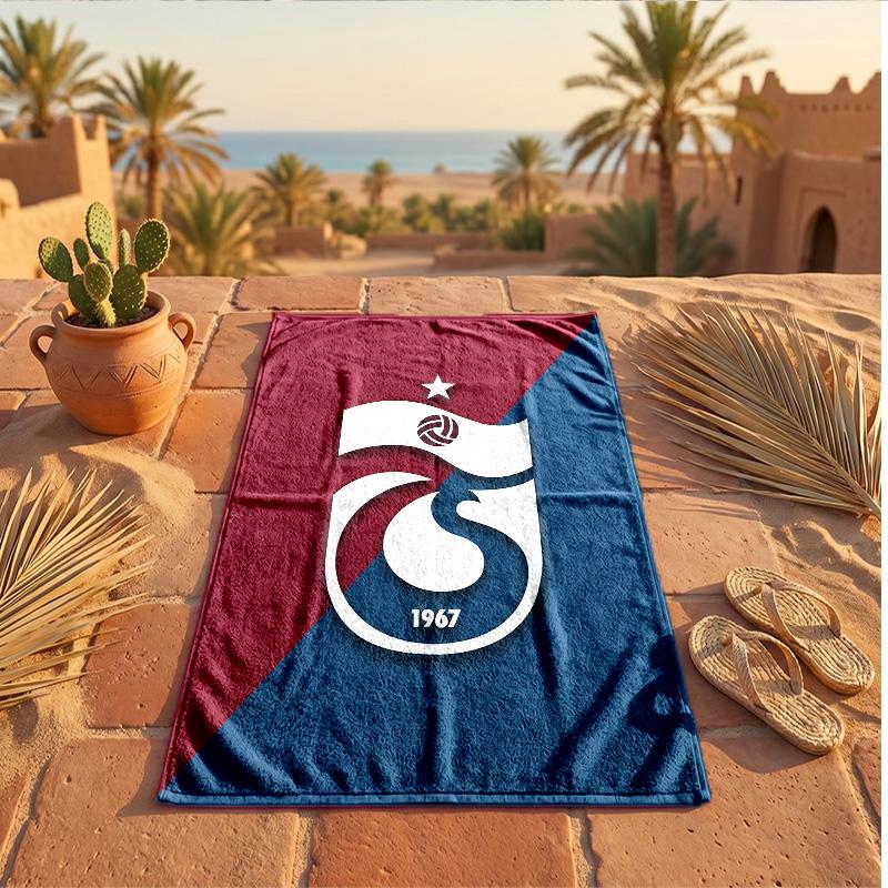 Trabzonspor FC Print Mikrofaser Strandtuch Schnelltrocknend Saugfähig Großes Handtuch für Strand Schwimmen Reisen