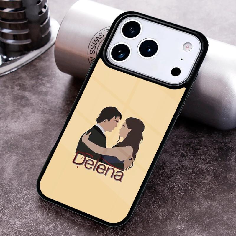 Damon Elena The Vampire Diaries Phone Case For iPhone 17 16 15 14 13 12 11 Pro Max Plus 17Air Soft Silicone Cover