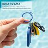 Sport Style Keychain Cute Swim Ring Girl Boy Pendant Backpack Hanging Piece Bag Charm Car Key Chain Chic Accessories Gift