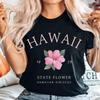 Hawaii Shirt, Hawaiian Tee, Tropical Pink Flower T-shirt, Unisex
