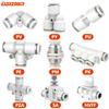 Conector Alb Premium pentru Furtun Pneumatic PU PY PK PE PV SA HVFF PZA PM Tub Aer Conectori Rapizi 4/6/8/10/12/14/16mm Conectori Sistem Combustibil7