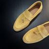 Pantofi loafers cu platformă la mijlocul gurii, cu cap rotund, pentru femei Doudou, noi 2025, pantofi mici din piele, pantofi casual, pantofi de un singur rând confortabili, cu talpă moale