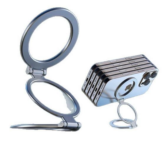 Dual Magnetic Foldable Phone Ring Holder & Stand