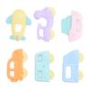 6 Pack Baby Teething Toys Set, Food-Grade ABS Material, Soft & Easy To Grasp, Gentle On Gums, Teething Relief for Infants