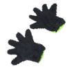5 Finger Car Wash Mitts Multifunctional Double Sided Chenille Microfiber Car Cleaning Gloves for Cleaning Wheel