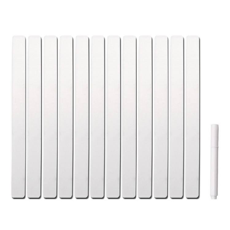 6/12pcs Succulents Bonsai Plant Labels Garden Acrylic Butterfly Markers with Pen