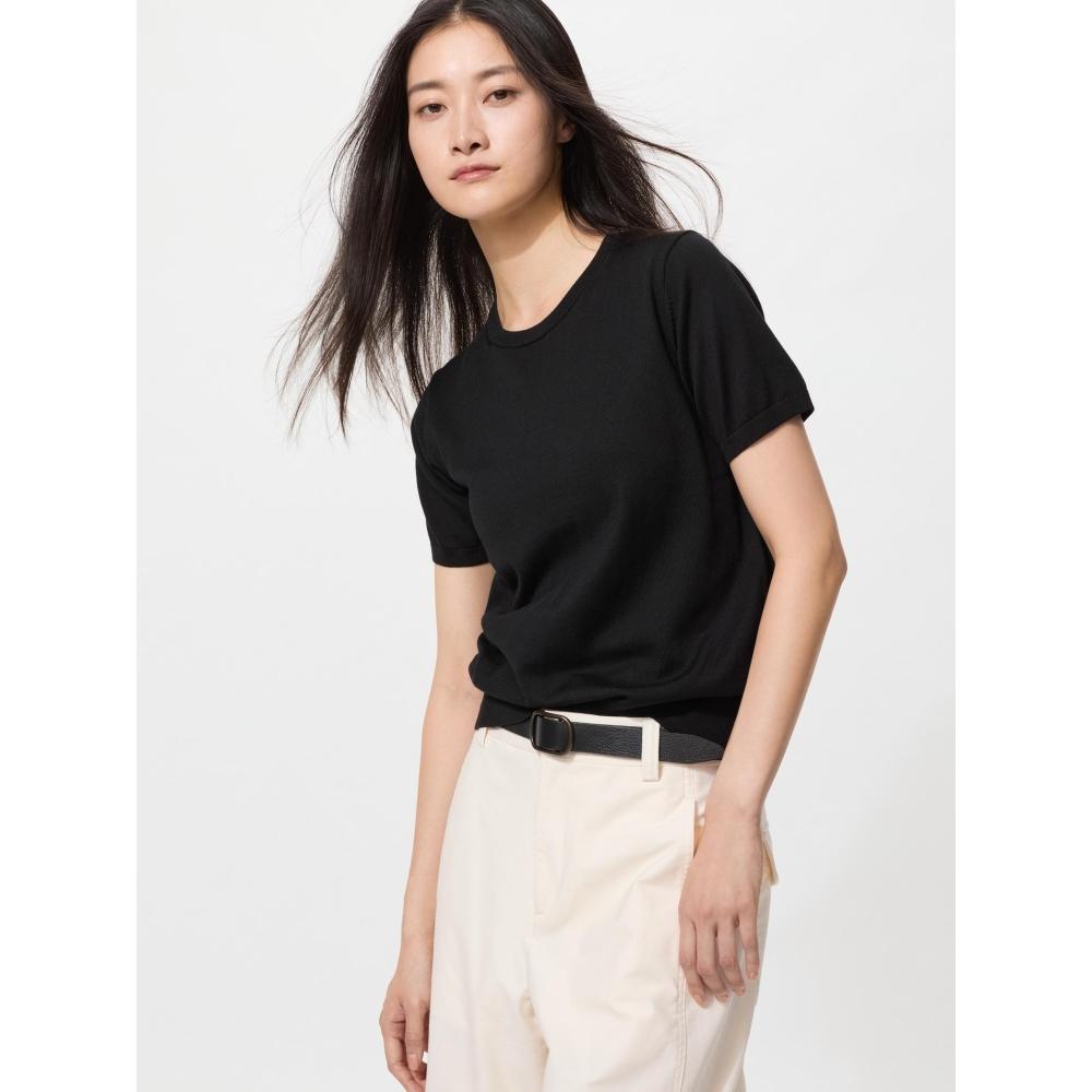 Uniqlo Japan Uv Cut Crew Neck Sweater Short Sleeve