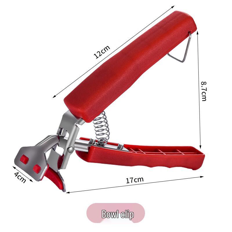 Stainless Steel Anti-Scald Bowl and Plate Clip Set
