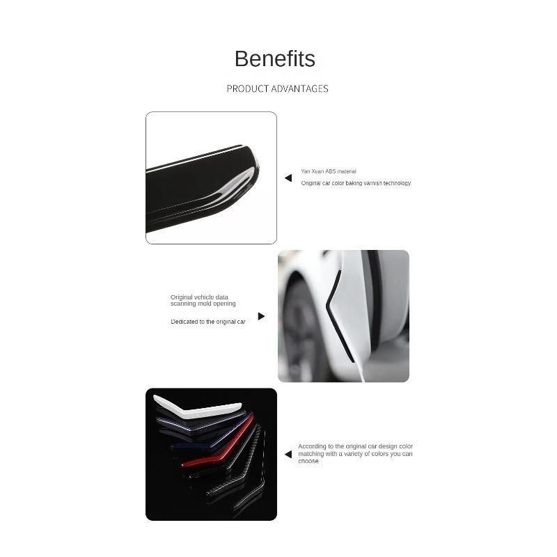 For Tesla Model Y / 3 / Juniper 2025 Door Protector Strip Anti-Collision  Door Side Edge Protection Sticker Guard Accessories