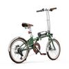 OT02PRO, rosso/verde, potenza motore 250W, 36V, batteria staccabile 5.2AH, pneumatici 20*1.35 pollici, bicicletta elettrica da città, velocità massima 25KM/H