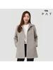 Pat Knit Collar Wool Coat_1J81105