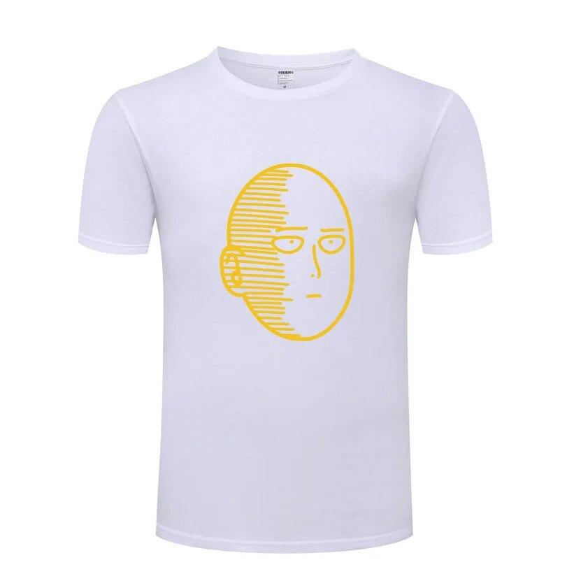 One Punch ONE Oppai Μπλουζάκια Unisex Anime Κινούμενα Σχέδια Κοντομάνικα Λαιμόκοψη O Βαμβακερό Unisex Μπλουζάκι Cool Αστείο Streetwear Τοπ Μπλουζάκι Μεγάλο Μέγεθος