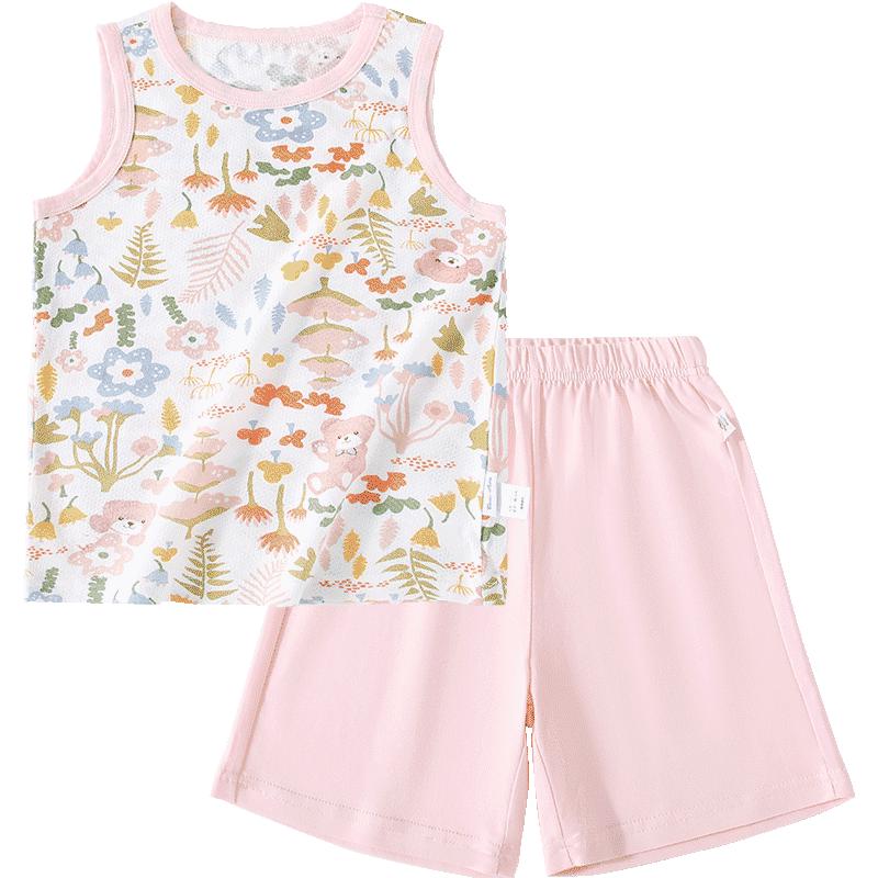 

Classic Teddy Kids Cotton Vest T-Shirt & Shorts Set 120