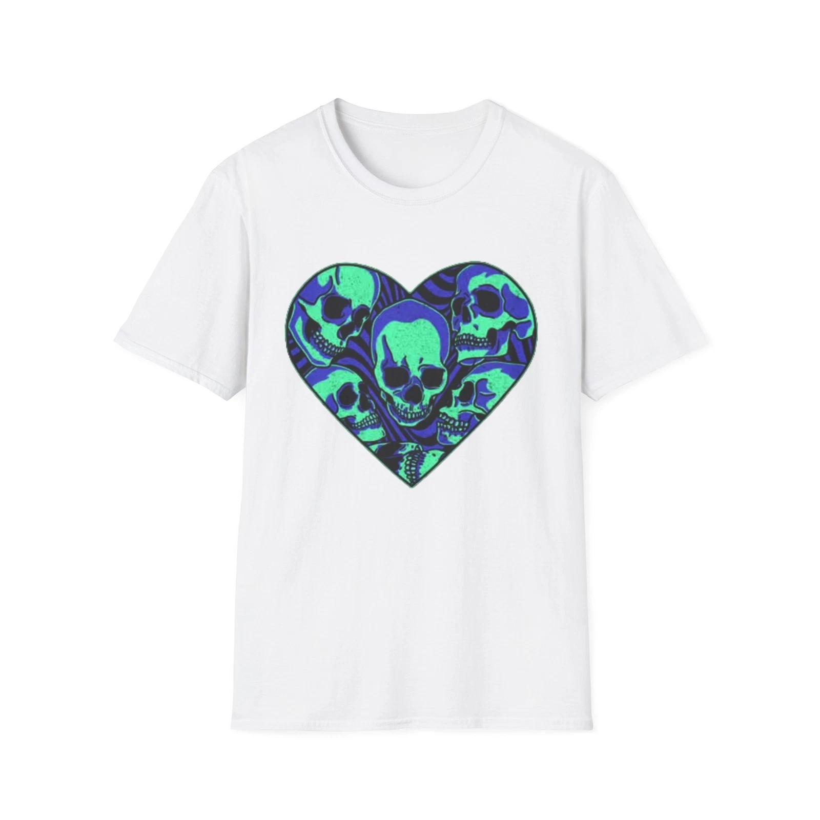 Men s and Women s T-shirts Death Heart Graphic L