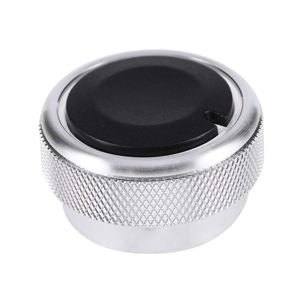 Yosoo 3pcs/Lot Aluminum Alloy Car Air Conditioning Heat Control Switch AC Knob for Ford Focus 05-14 Auto Accessories (Silver)