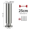 Adjustable Stainless Steel Furniture Support Legs: Cabinet, Sofa, TV Stand, Coffee Table, Bed