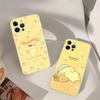 Cartoon P-Pompompurins Schattige Transparante Telefoonhoesje Voor IPhone 16 15 14 13 12 11 Pro Max Plus Zacht Hoesje