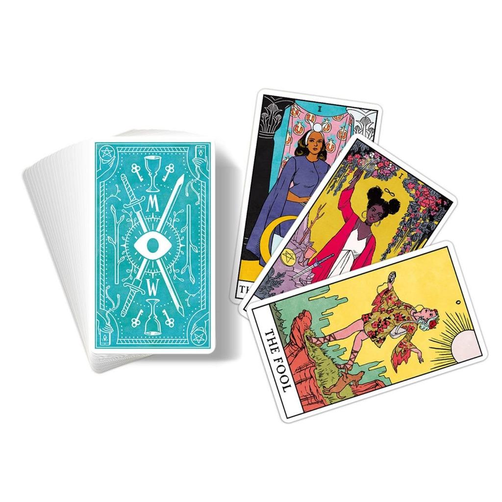 Tarot Cards Modern Witch Tarot First Edition Japanese Version Affirmation Tarot Fortune Telling with Japanese Instruction Manual I.I.J