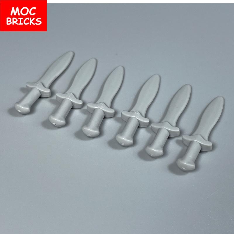 10pcs MY OWN CREATION Blocks Medieval Solider Weapon Compact Sword 10053 Action Figure Add-Ons Building Blocks Children Playthings