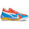 Puma Trc Blaze Court Pop Art Mens Mid Top Basketball Shoes Red Blue Yellow 377397-01