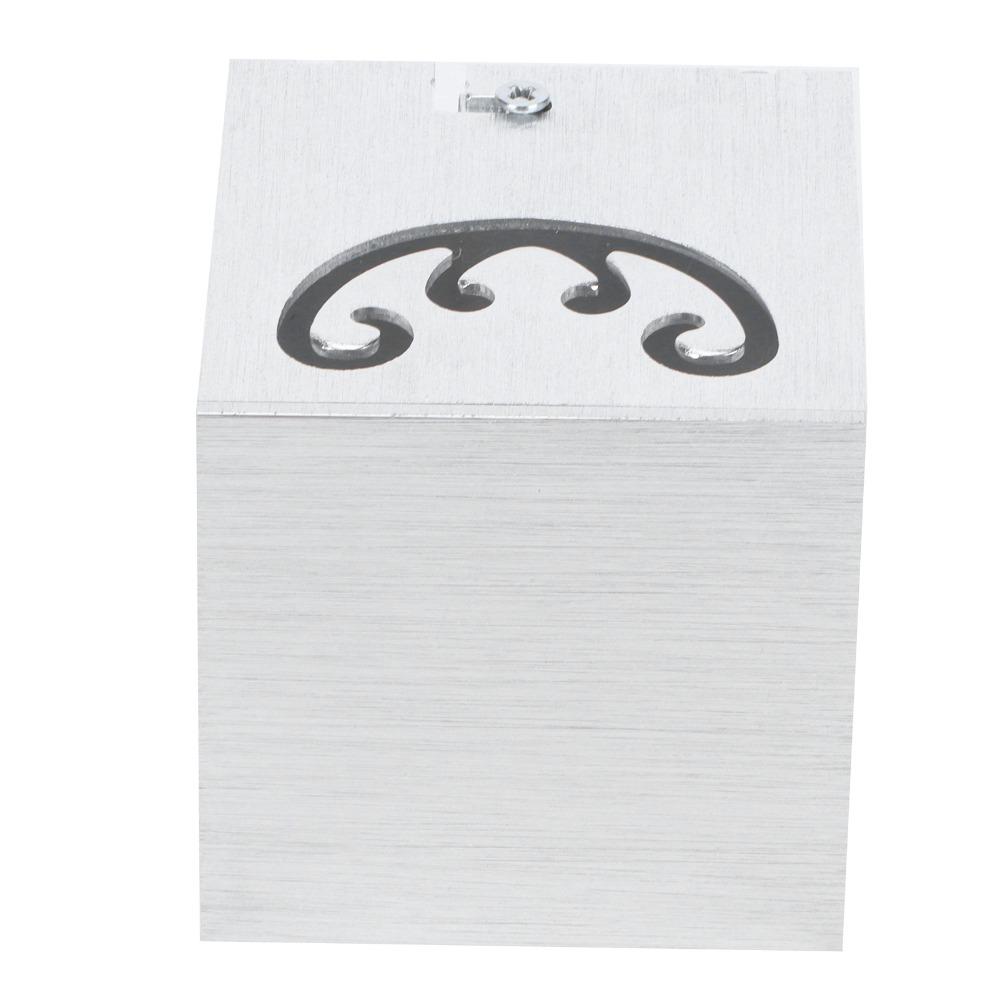 3W Wall Lamp 85-265V Square Shape Decorative Light Aluminum Butterfly-shaped Light Projection Ambient Lamp Corridor